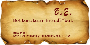 Bottenstein Erzsébet névjegykártya